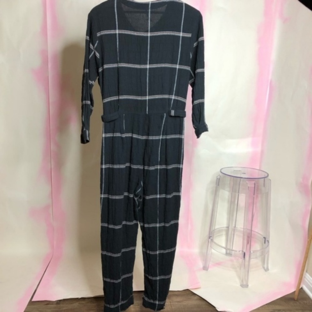 FP Keep It In Check Relaxed Piece Plaid Jumpsuit - Picture 6 of 8